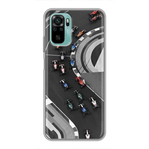 Чехол с рисунком «Гонки ф1» для Xiaomi Redmi Note 10 Чехол с рисунком «Гонки ф1» для Xiaomi Redmi Note 10