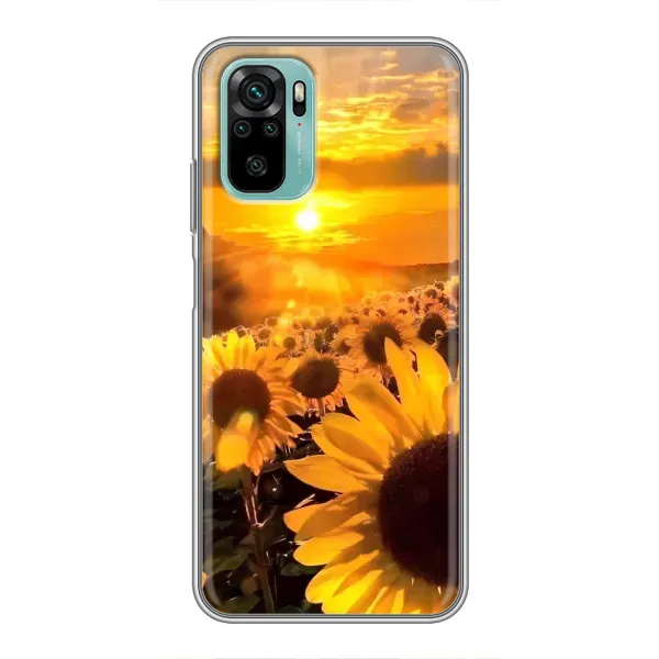 Чохол з малюнком «поле соняшників» для Xiaomi Redmi Note 10