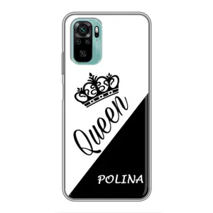Чехлы для Xiaomi Redmi Note 10 - Женские имена (POLINA)