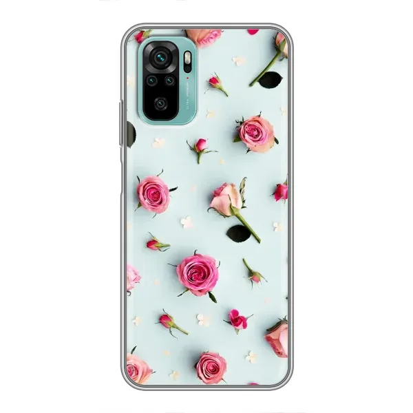 Чехол с рисунком «Разные цветы» для Xiaomi Redmi Note 10 Чехол с рисунком «Разные цветы» для Xiaomi Redmi Note 10
