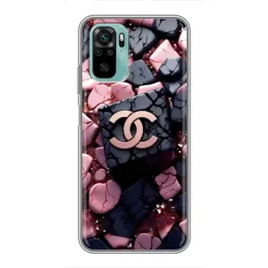 Чехол (Dior, Prada, YSL, Chanel) для Xiaomi Redmi Note 10 (Шанель)