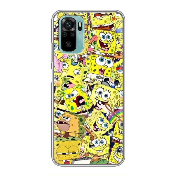 Чехол с рисунком «Спанч Боб Арт» для Xiaomi Redmi Note 10 Чехол с рисунком «Спанч Боб Арт» для Xiaomi Redmi Note 10