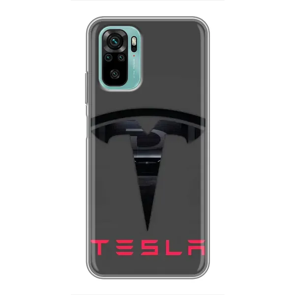 Чехол с рисунком «Logo TESLA» для Xiaomi Redmi Note 10 Чехол с рисунком «Logo TESLA» для Xiaomi Redmi Note 10
