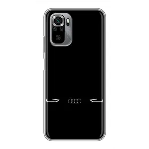 Силиконовый бампер с картинкой машины на Xiaomi Redmi Note 10S (Силует Audi)