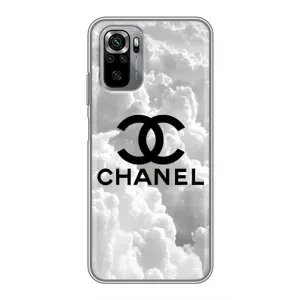 Чехол с Брендами одежды на Редми Нот 10с (CHANEL)