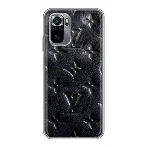 Текстурний Чохол Louis Vuitton для Редмі Нот 10с (Чорний ЛВ)