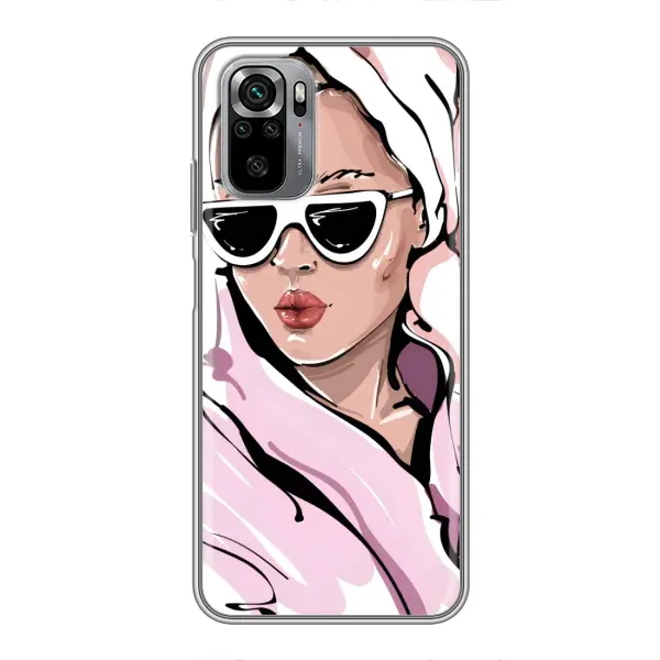 Чехол с рисунком «Девушка в халате» для Xiaomi Redmi Note 10S Чехол с рисунком «Девушка в халате» для Xiaomi Redmi Note 10S