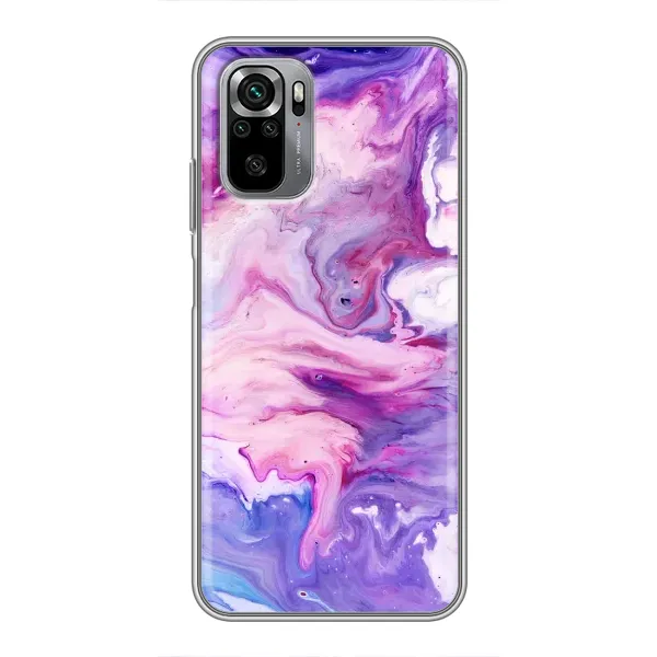 Чехол с рисунком «Фиолетовый мрамор» для Xiaomi Redmi Note 10S Чехол с рисунком «Фиолетовый мрамор» для Xiaomi Redmi Note 10S