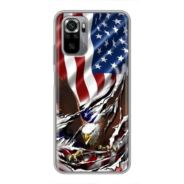 Чехол с рисунком «Флаг USA» для Xiaomi Redmi Note 10S