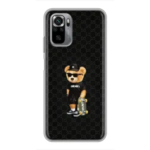 Чехлы Мишка Тедди для Редми Нот 10с (GUCCI Teddy)