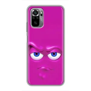 Силиконовые Чехлы (смешные стикеры) для Xiaomi Redmi Note 10S (Хитрая мордочка)