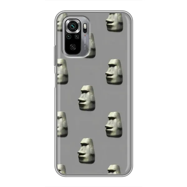 Чехол с рисунком «Каменное лицо» для Xiaomi Redmi Note 10S Чехол с рисунком «Каменное лицо» для Xiaomi Redmi Note 10S