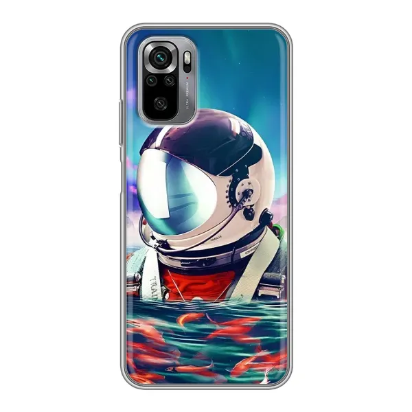Чехол с рисунком «Космонавт в воде» для Xiaomi Redmi Note 10S Чехол с рисунком «Космонавт в воде» для Xiaomi Redmi Note 10S