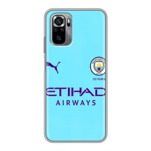 Силиконовые Чехлы принт Футбол на Xiaomi Redmi Note 10S (Man City)