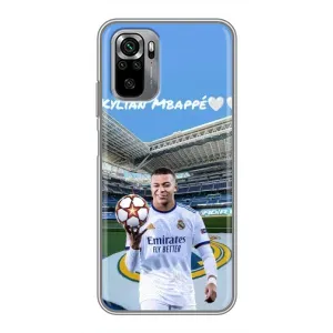 Чехол (TPU) с Футболистом на Xiaomi Redmi Note 10S (Mbappe Real)