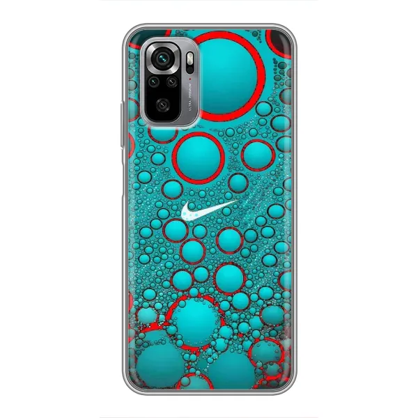 Чехол с рисунком «Найк зеленый» для Xiaomi Redmi Note 10S