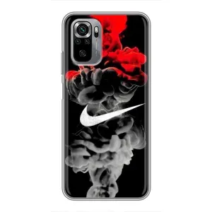 Силіконовый Чохол на Xiaomi Redmi Note 10S з картинкою НАЙК (Nike дим)