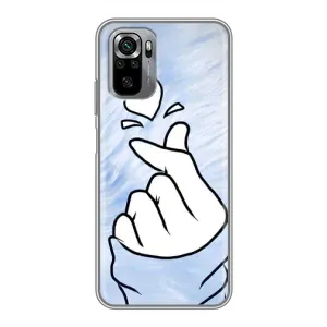 Чехлы (Знак сердечка) на Xiaomi Redmi Note 10S (Сердечка знак)