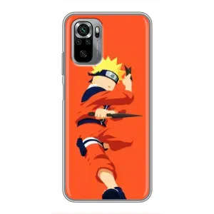 Чехлы с принтом Наруто на Xiaomi Redmi Note 10S (Силуэт Наруто)