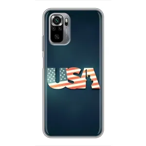 Чохол Прапор USA для Xiaomi Redmi Note 10S