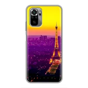 Чехол с Эйфелевой башней на Xiaomi Redmi Note 10S (Яркая башня)