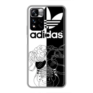 Чохол с стилі "Адідас" для Редмі Нот 11 Про Плюс (Adidas шнурки)