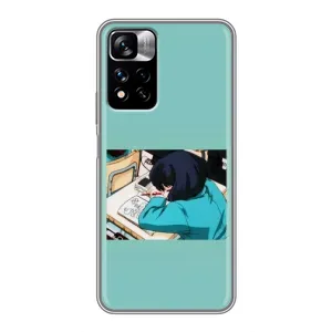 Чехол с персонажами АНИМЕ на Xiaomi Redmi Note 11 Pro Plus (Аканэ Тэндо)