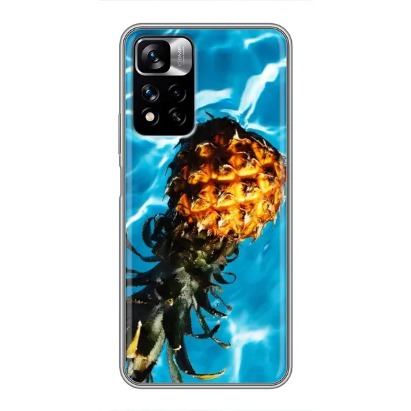 Чехол с рисунком «Ананас» для Xiaomi Redmi Note 11 Pro Plus Чехол с рисунком «Ананас» для Xiaomi Redmi Note 11 Pro Plus