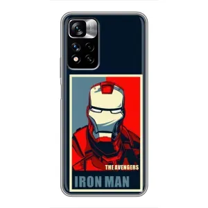 Чохол Супергерой Залізна Людина на Xiaomi Redmi Note 11 Pro Plus (Art Iron man)