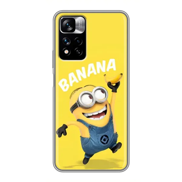 Чехол с рисунком «Banana» для Xiaomi Redmi Note 11 Pro Plus