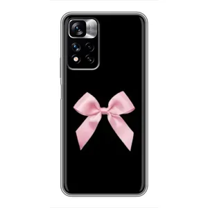 Чохол банти для Xiaomi Redmi Note 11 Pro Plus (Бант на чорному)