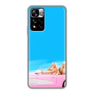 Силіконовый Чохол Барбі фільм на Xiaomi Redmi Note 11 Pro Plus (Барбі і Кен)