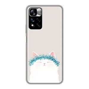 Чохол на тематику: Коти для Xiaomi Redmi Note 11 Pro Plus (Білий котик)