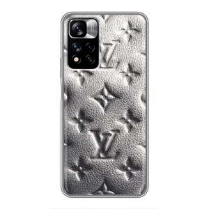 Текстурний Чохол Louis Vuitton для Редмі Нот 11 Про Плюс (Бежевий ЛВ)