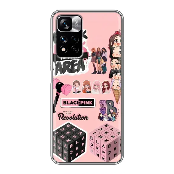 Чехол с рисунком «BLACK PINK коллаж» для Xiaomi Redmi Note 11 Pro Plus Чехол с рисунком «BLACK PINK коллаж» для Xiaomi Redmi Note 11 Pro Plus