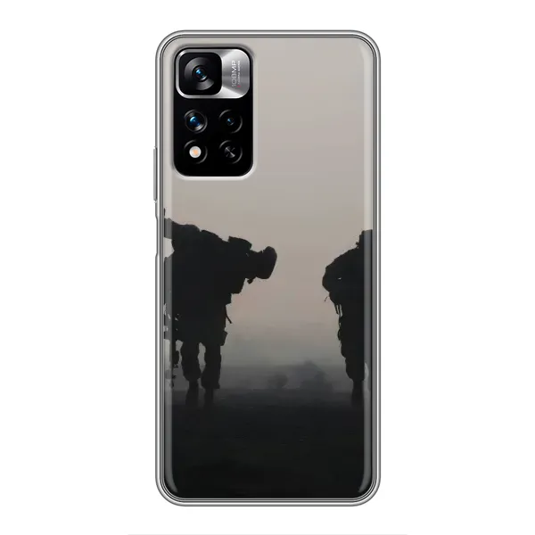 Чехол с рисунком «Бой солдат» для Xiaomi Redmi Note 11 Pro Plus Чехол с рисунком «Бой солдат» для Xiaomi Redmi Note 11 Pro Plus
