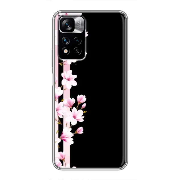 Чехол с рисунком «Цветочки» для Xiaomi Redmi Note 11 Pro Plus