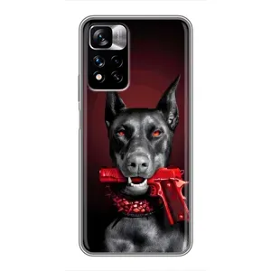 Чохол ДОБЕРМАН  для Xiaomi Redmi Note 11 Pro Plus (Доберман злий)