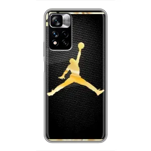 Силиконовый Чехол Nike Air Jordan на Редми Нот 11 Про Плюс