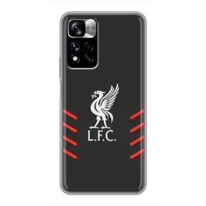 Силиконовые Чехлы принт Футбол на Xiaomi Redmi Note 11 Pro Plus (Эмблема Liverpool)