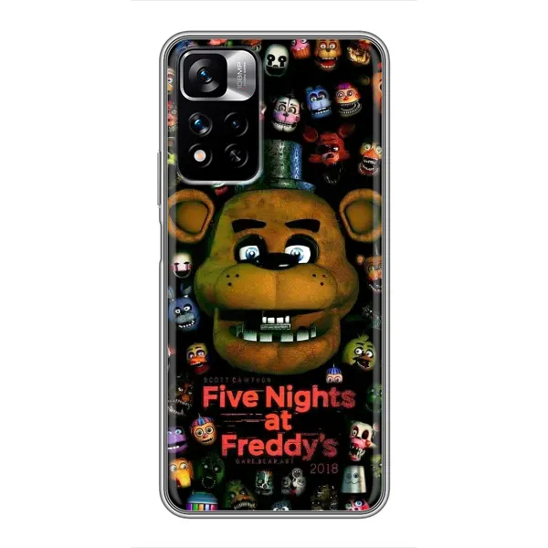 Чехол с рисунком «Freddy» для Xiaomi Redmi Note 11 Pro Plus