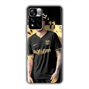 Силиконовый Чехол Xiaomi Redmi Note 11 Pro Plus (Gold Neymar)