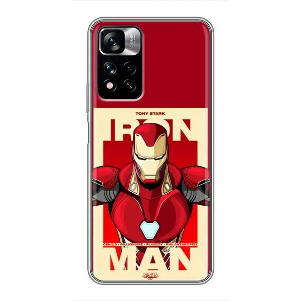 Чехол с рисунком «Iron man» для Xiaomi Redmi Note 11 Pro Plus Чехол с рисунком «Iron man» для Xiaomi Redmi Note 11 Pro Plus