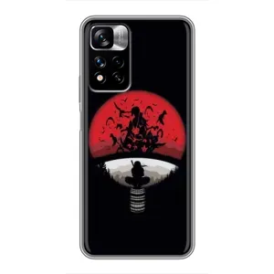 Чохли з принтом Ітачі Учіха на Xiaomi Redmi Note 11 Pro Plus (Ітачі на чорному)