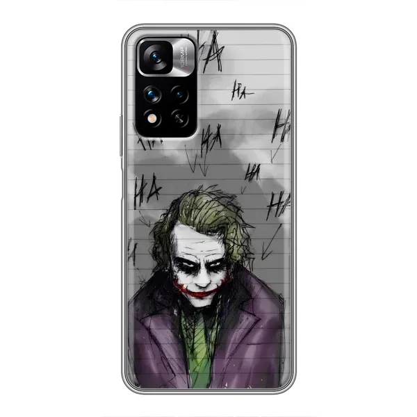 Чехол с рисунком «Joker клоун» для Xiaomi Redmi Note 11 Pro Plus Чехол с рисунком «Joker клоун» для Xiaomi Redmi Note 11 Pro Plus