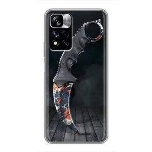 Чохол КІБЕРСПОРТ для Xiaomi Redmi Note 11 Pro Plus (Кинжал КС ГО)