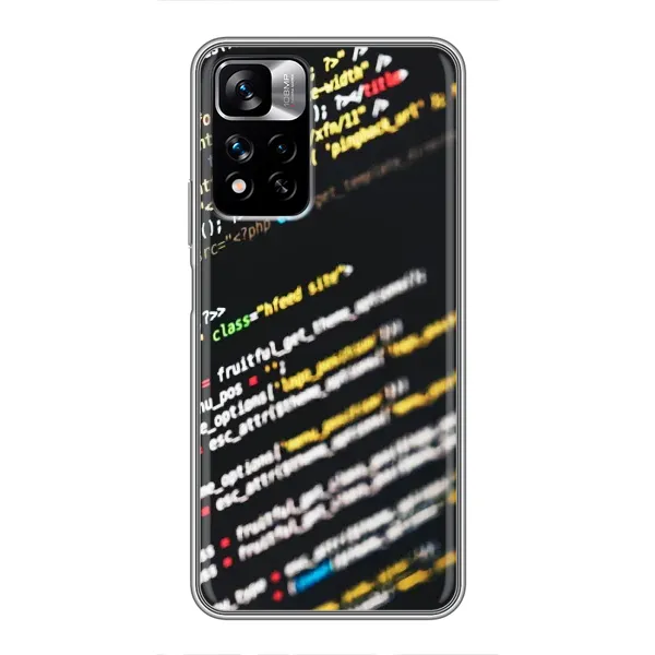 Чехол с рисунком «Код» для Xiaomi Redmi Note 11 Pro Plus Чехол с рисунком «Код» для Xiaomi Redmi Note 11 Pro Plus