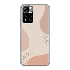 Чохол квітковий дизайн для Xiaomi Redmi Note 11 Pro Plus (Кориневий фон)