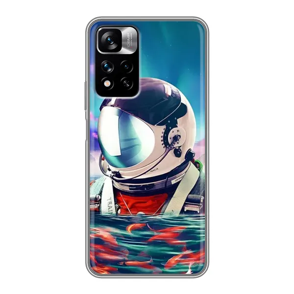 Чехол с рисунком «Космонавт в воде» для Xiaomi Redmi Note 11 Pro Plus Чехол с рисунком «Космонавт в воде» для Xiaomi Redmi Note 11 Pro Plus