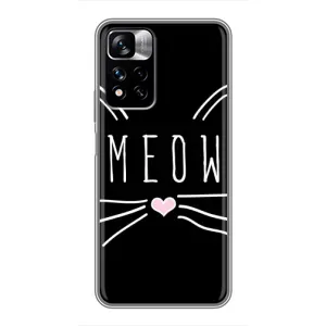 Бампер з зображенням Котиків для Редмі Нот 11 Про Плюс (КОТИК MEOW)